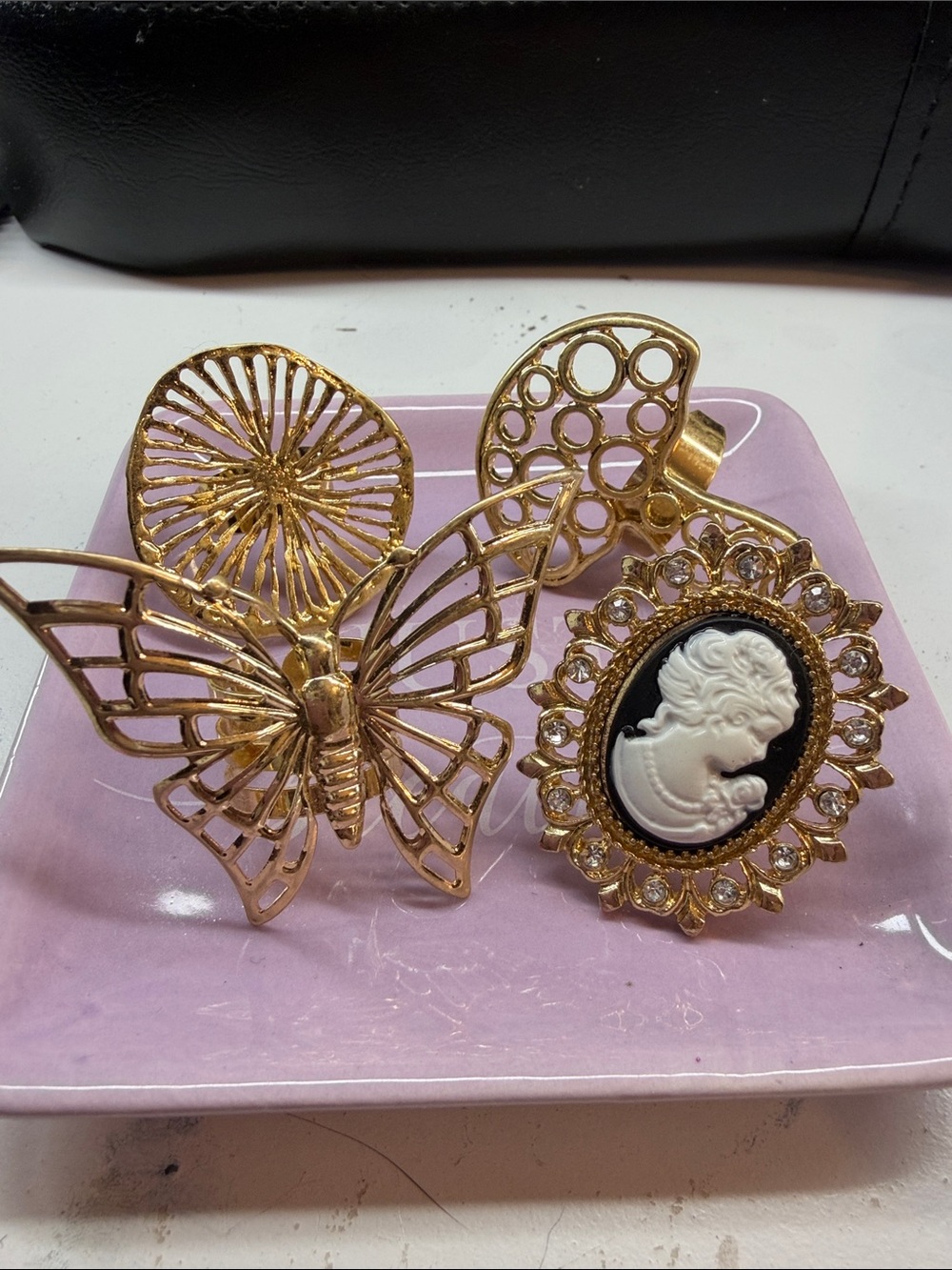 Fun lot of Statement Rings - Women's Jewelry Mushrooms fun! Adjustable